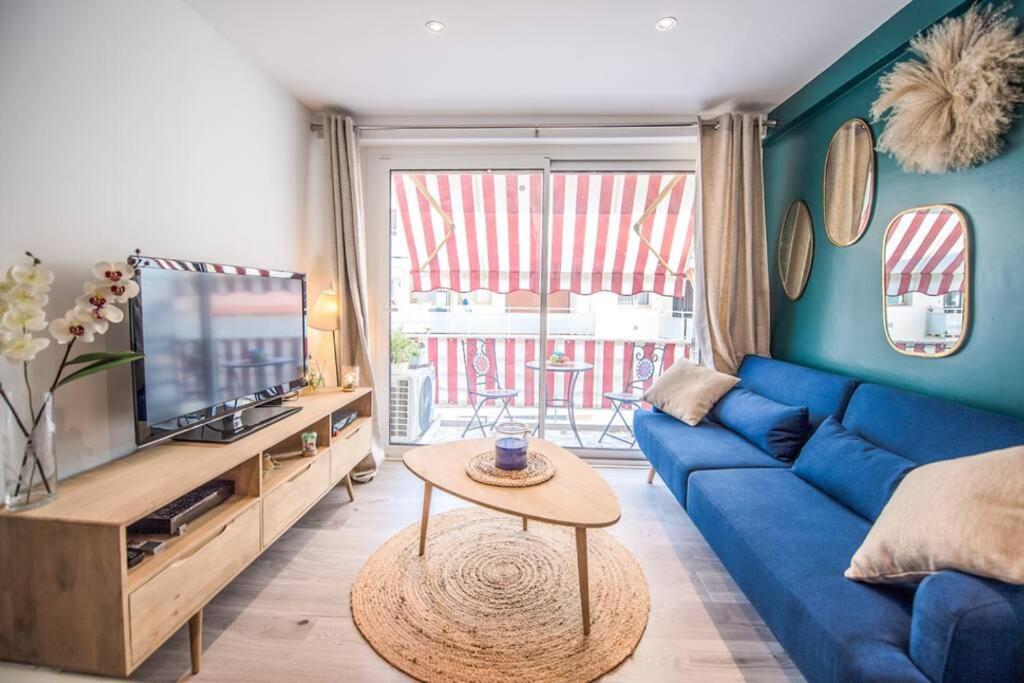 4 Couchages Climatise Direct Plage Wifi Parking Antibes Exterior foto